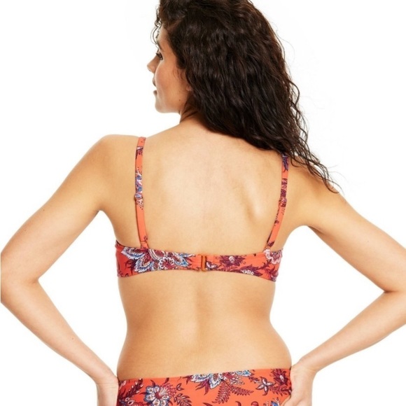 Women's Large Leafy Floral Print Underwire
Bikini Swim Top - RHODE D/DD … - Picture 2 of 7